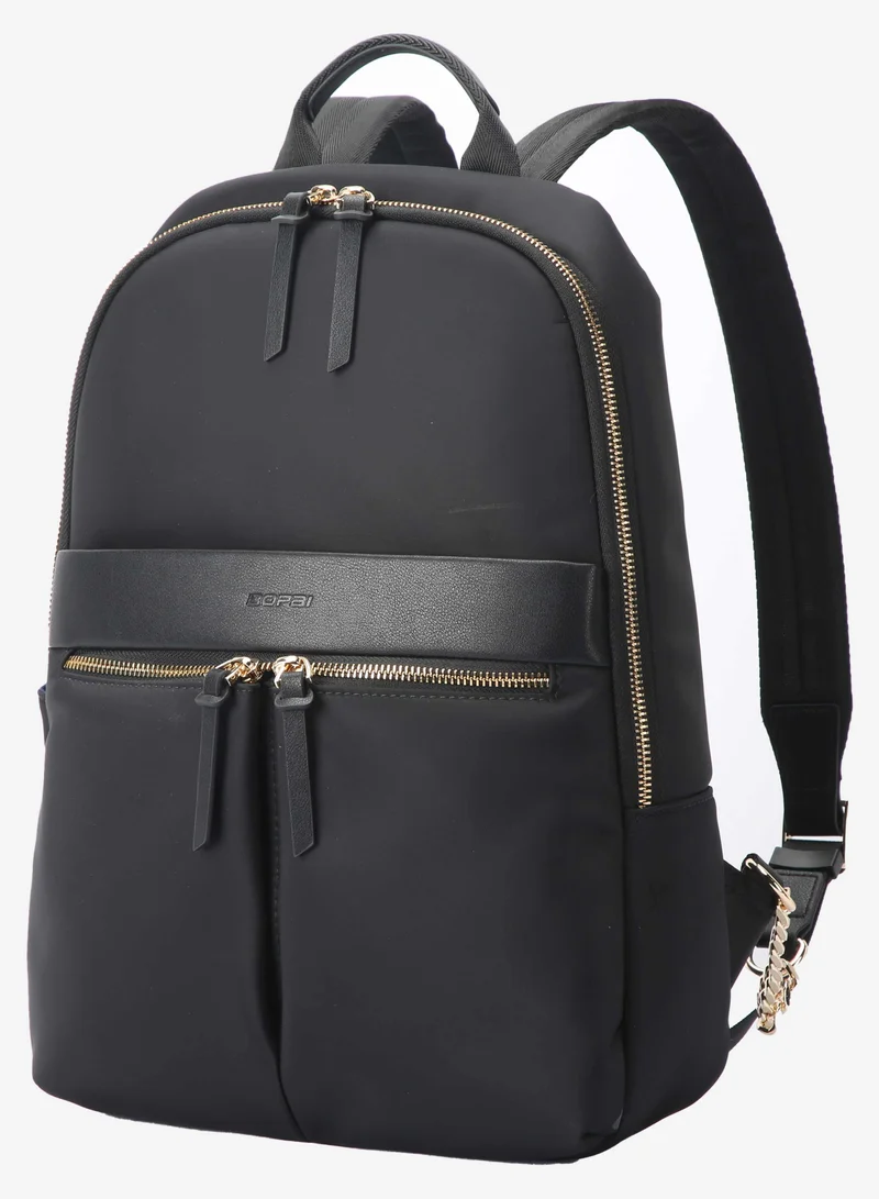 بوباي BOPAI Elegant Professional Water Resistant Laptop Backpack - Stylish Business Travel Bag  with Multi Compartments and Premium Features -BO-LB921-Black