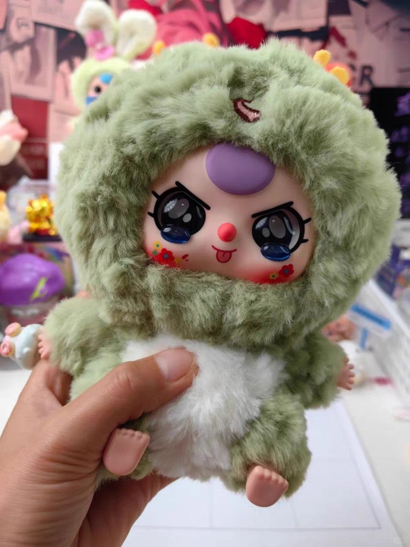 Baby Three Zodiac Plush Mystery Box 25x14x25cm Khaki - High-quality Vinyl Figurines with Vibrant Detail - Perfect Surprise Element for Collectors - Image 3