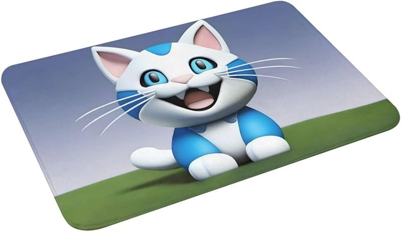 PHAYAH Animal Cat Mascot Doormat 16x24 Indoor Outdoor Non Slip Front Door Mat - Image 4