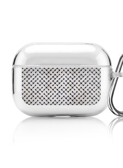 Classic Clear printed Case for Apple AirPods Pro 2nd Generation Thin Transparent Cover [Designed for Apple AirPods Pro 2nd Generation] - Connect the dots (White) Print