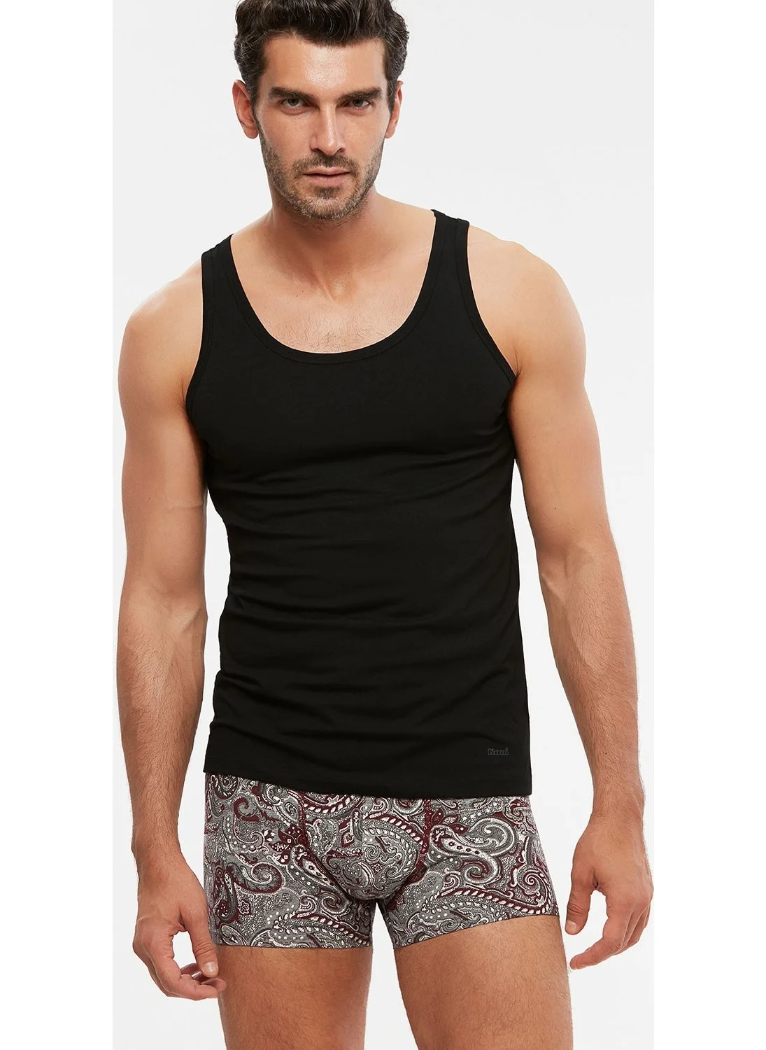 KOM Men's Combed Cotton Lycra Compact Scott Undershirt 4 Pieces