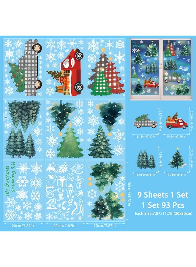 نيبمينينت لاصقات نافذة عيد الميلاد مع خاصية الامتصاص الإلكتروستاتيكي عبر الحدود