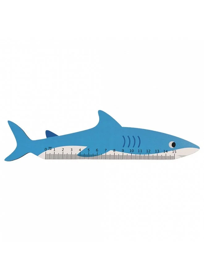 Rex London SHARK WOODEN RULER