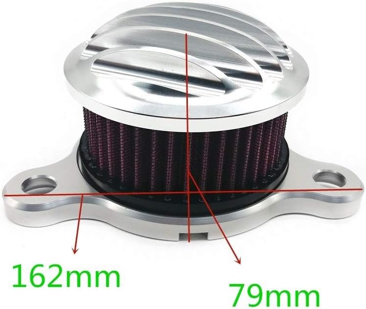 QASULER Motorcycle Air Cleaner Intake Filter System - Image 3