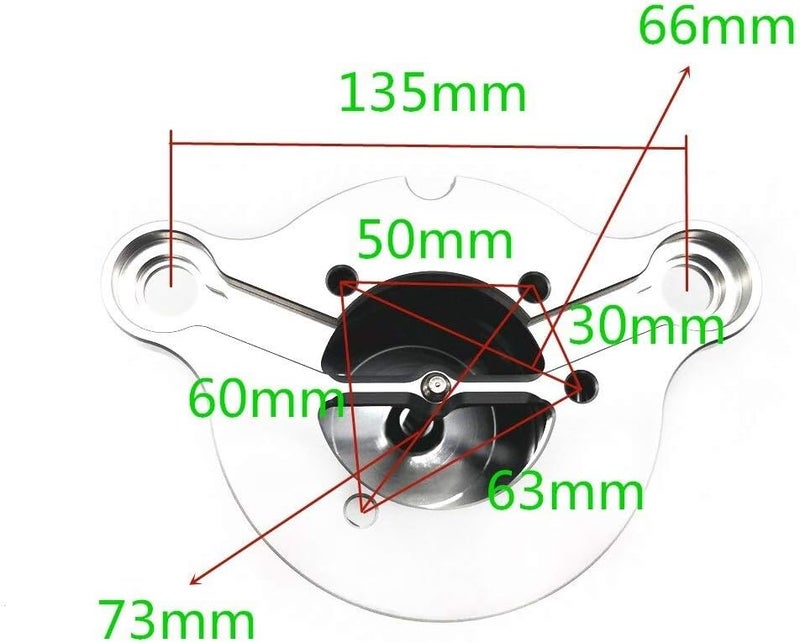 QASULER Motorcycle Air Cleaner Intake Filter System - Image 2