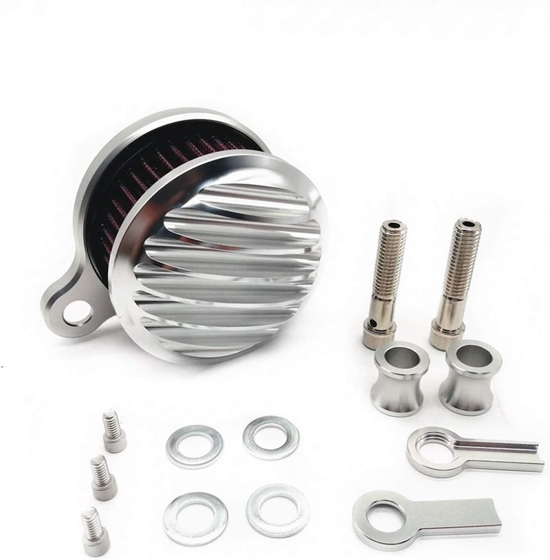 QASULER Motorcycle Air Cleaner Intake Filter System - Image 1