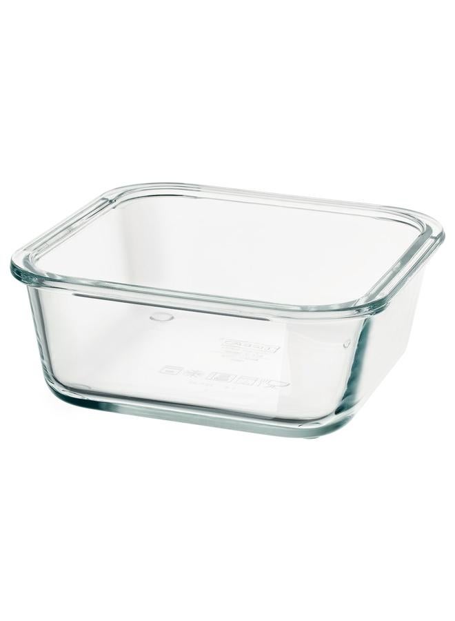 إيروريكس علبة طعام، مربعة/زجاجية، 600 مل - Image 1