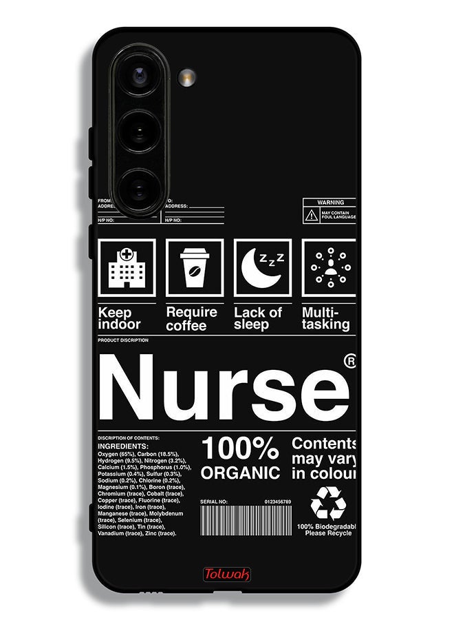 Tolwak Samsung Galaxy S23 5G Protective Case Cover Nurse Sticker - Image 3