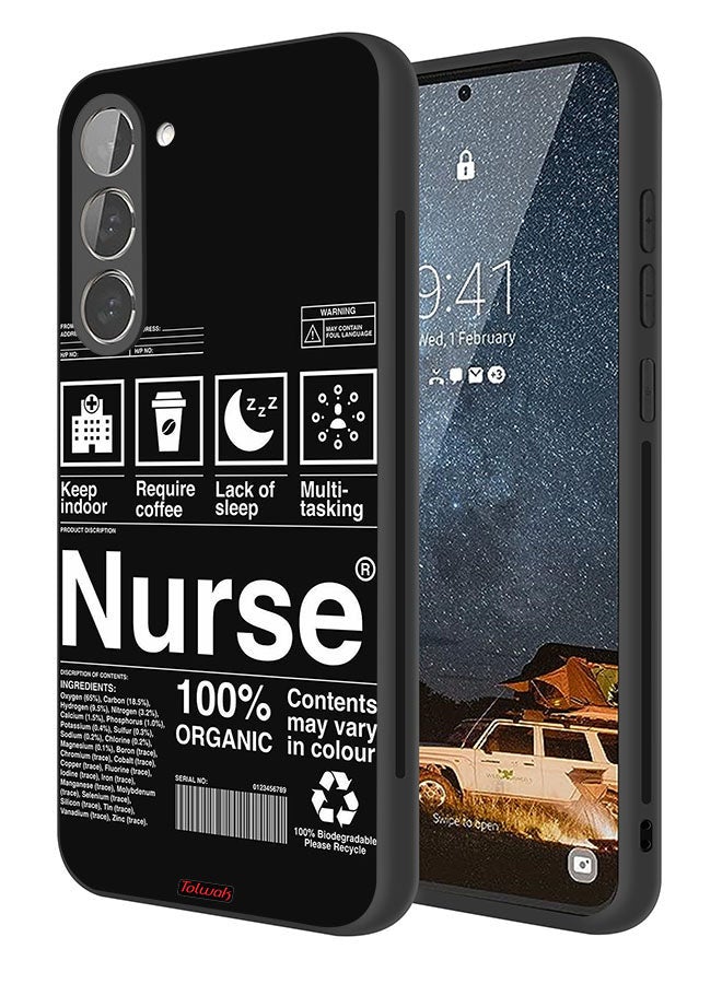 Tolwak Samsung Galaxy S23 5G Protective Case Cover Nurse Sticker - Image 1