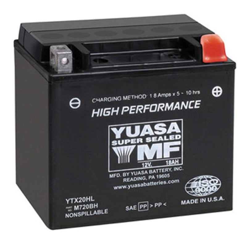 Yuasa بطارية يوآسا YUAM720BH YTX20HL مفعلة من المصنع من سلسلة H بتقنية AGM - Image 4