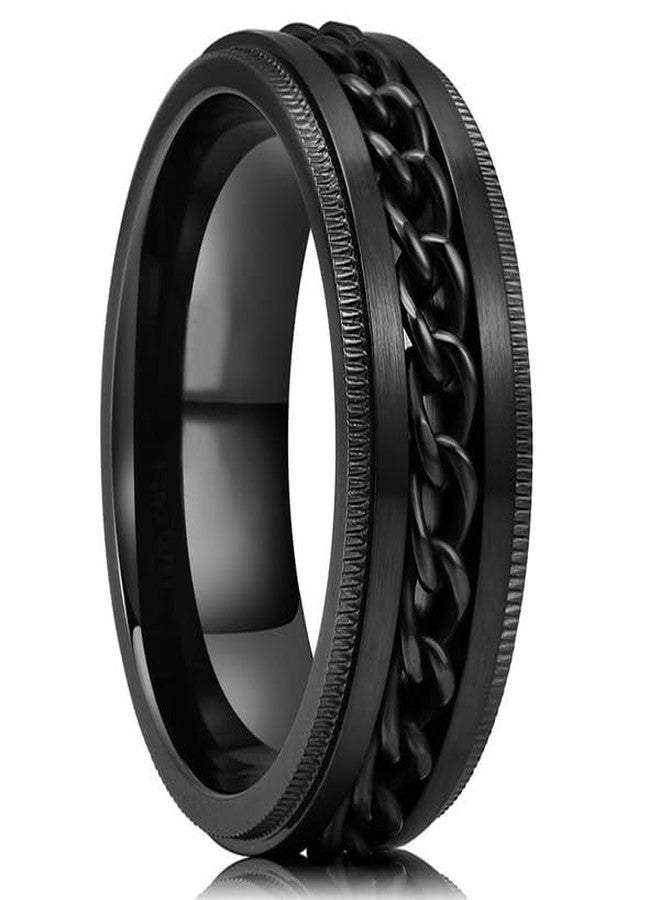 IGA COLLECTION Valentine Stylish Fashionable Latest Combo Black Dude Chain Ring W1 (17) - Image 4