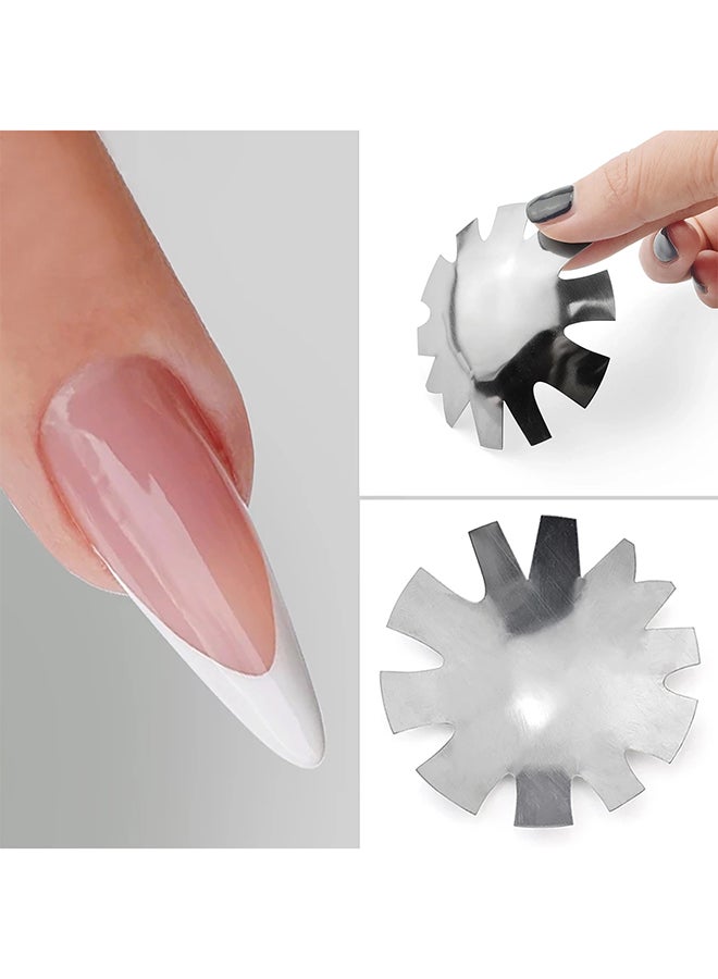 brunson Nails Cutter French Trimmer Acrylic Gel Tool Kit Size Tips Manicure Edge Art Manicure FNCS#L - Image 2