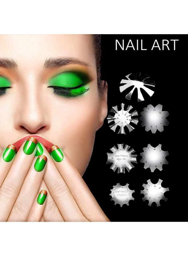 brunson Nails Cutter French Trimmer Acrylic Gel Tool Kit Size Tips Manicure Edge Art Manicure FNCS#L - Image 5