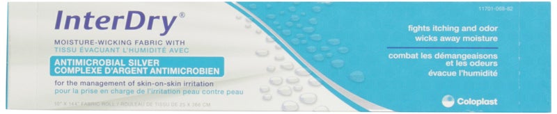 Coloplast لفة قماش مضاد للرطوبة من الفضة المعقمة InterDry 10 × 144 7910 1 EA