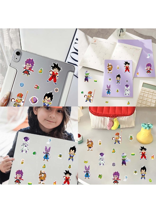 8Pcs Dragon Ball Puzzle Stickers, Waterproof Vinyl Self-Adhesive Decals, DIY Decor Stickers for Bottle Laptop Phone Case Luggage - Image 4