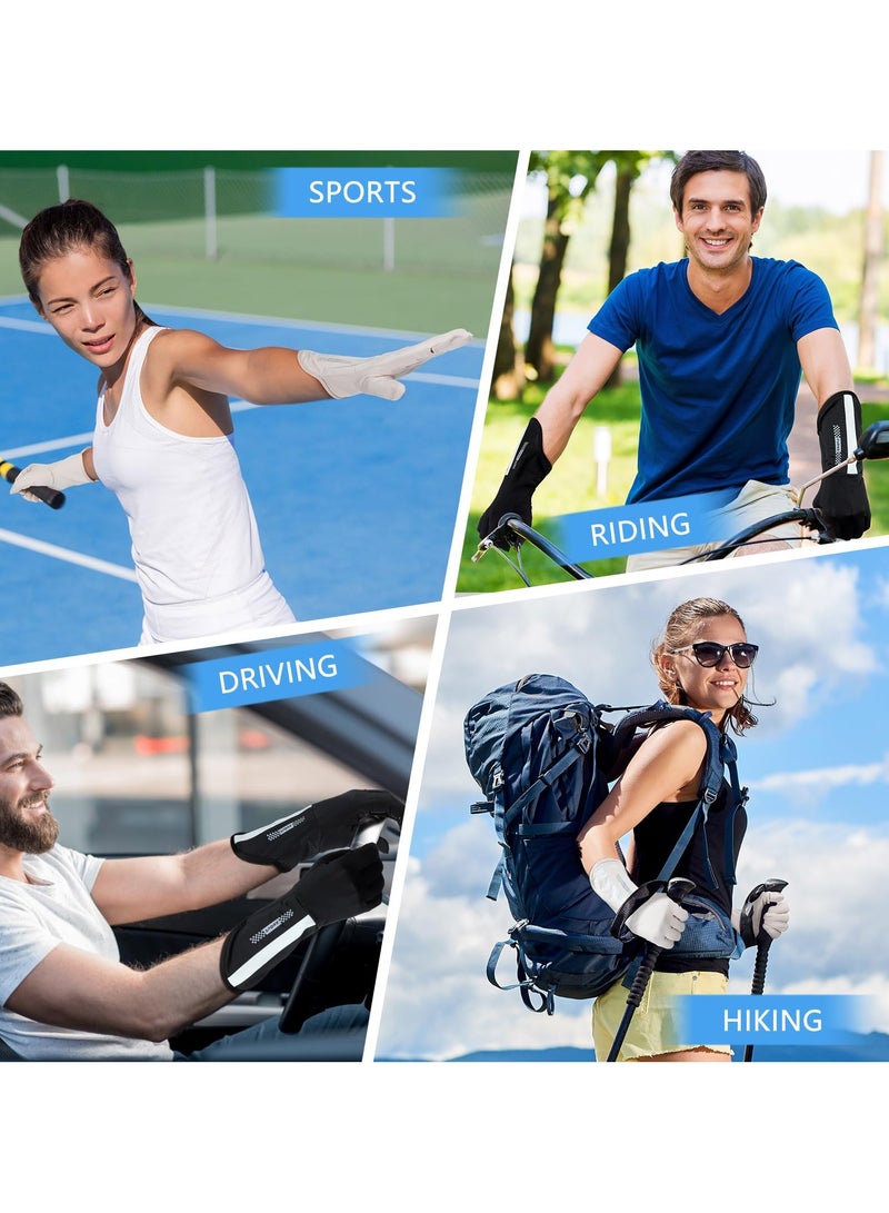 RTYY قفازات نسائية،قفازات من الحرير الجليدي،قفازات قيادة نسائية،قفازات السيارةقفازات حماية من الشمسقفازات القيادةقفازات صيفية للحماية من أشعة الشمس والأشعة فوق البنفسجية، قفازات رياضية خارجية مانعة للانزلاق، قابلة للتهوية، مزودة بشاشة لمس - Image 3