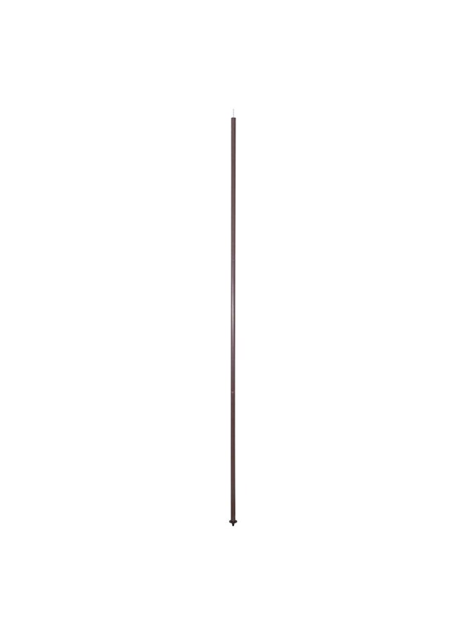 AL SANIDI Foldable Steel Tent Pole, Portable Light Canopy Pole for Camping, Brown, Size 1 inch Size 210 Cm  - Image 2
