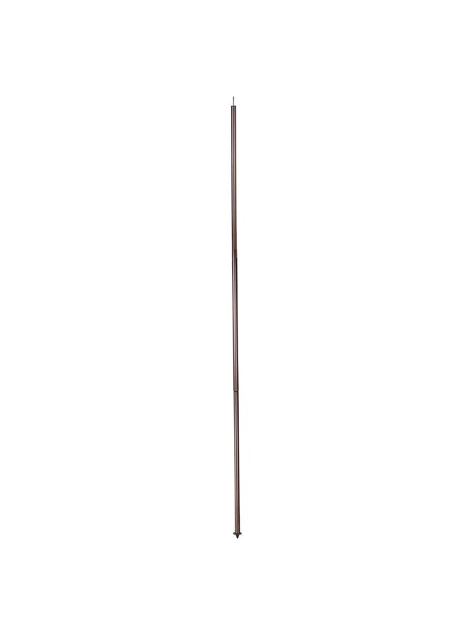 AL SANIDI Foldable Steel Tent Pole, Portable Light Canopy Pole for Camping, Brown, Size 1 inch Size 210 Cm  - Image 3