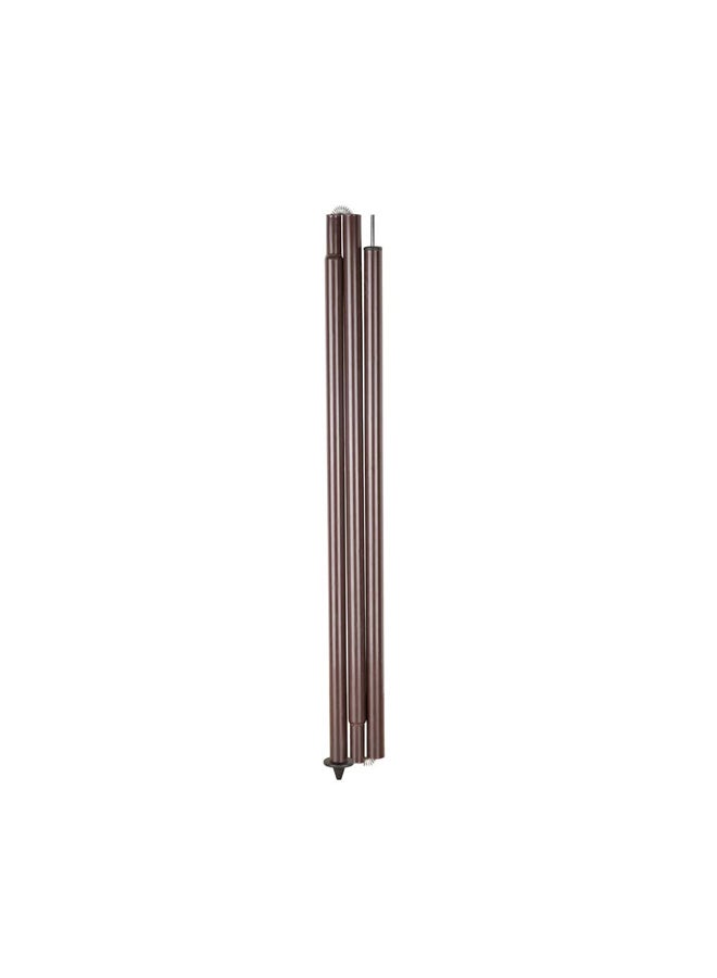 AL SANIDI Foldable Steel Tent Pole, Portable Light Canopy Pole for Camping, Brown, Size 1 inch Size 210 Cm  - Image 1