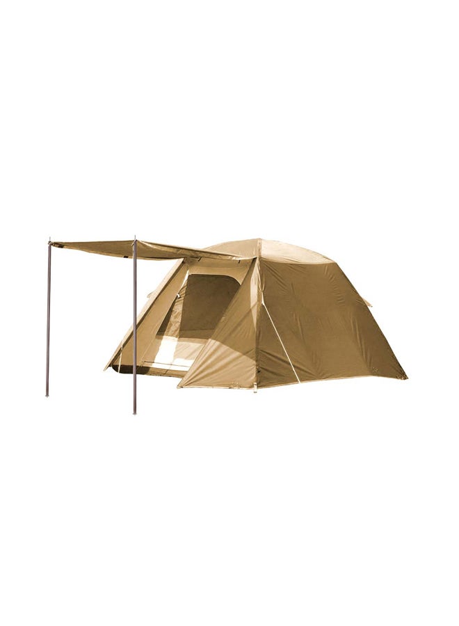 AL SANIDI Foldable Steel Tent Pole, Portable Light Canopy Pole for Camping, Brown, Size 1 inch Size 210 Cm  - Image 4