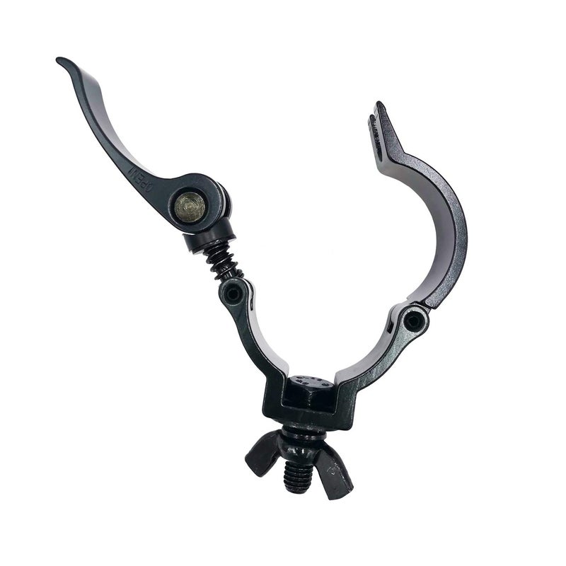 Douzime Lighting Clamp 2 Inch Truss Quick Release Mount Heavy Duty 220 Lbs Fit 48-51mm OD Pipe truss F34 Black - Image 3