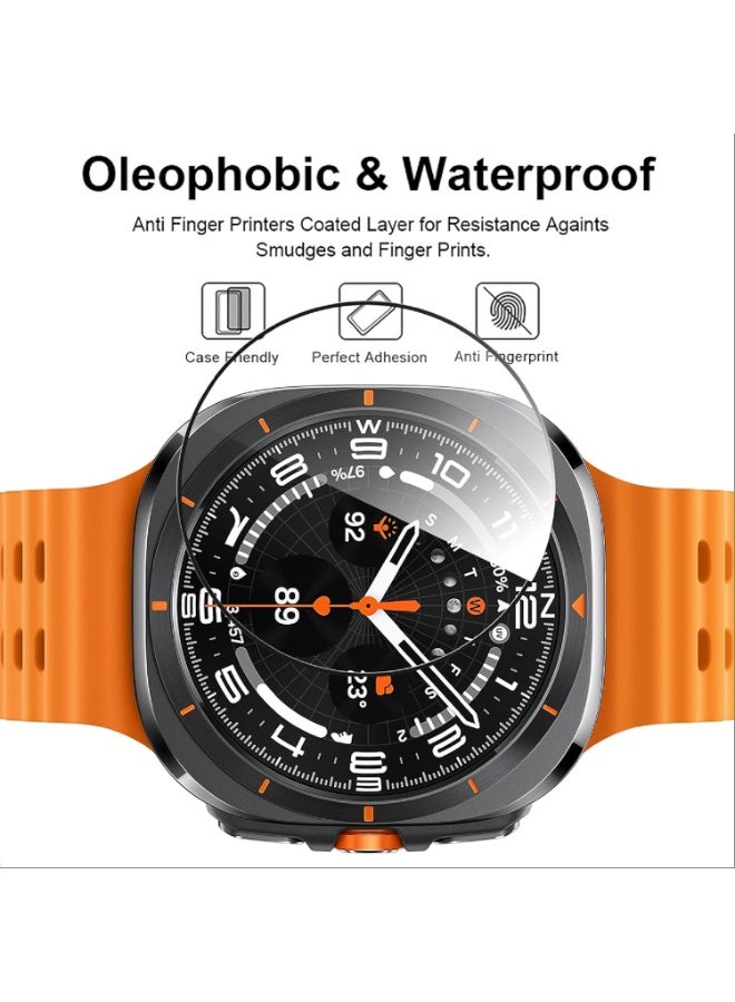 Screen Protector for Samsung Galaxy Watch 7 Ultra 47mm, 3D Curved Soft Edge Protective Film [Anti-Scratch] [Bubble Free] [Ultra Shatterproof] [High Sensitive] (Not Glass) - Image 5