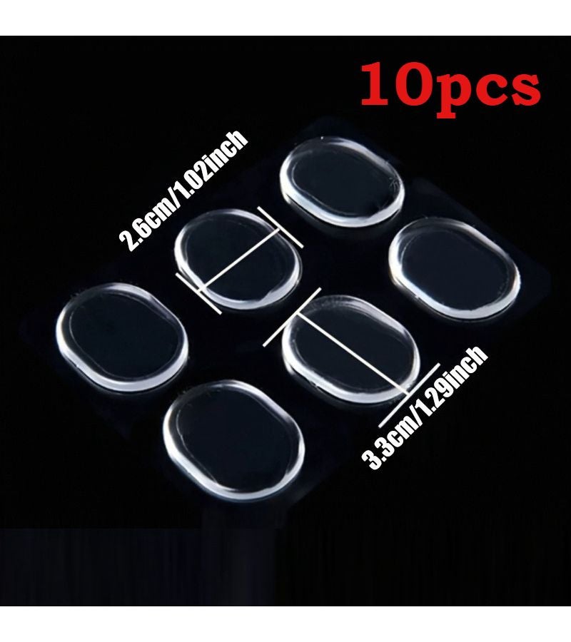 10pcs Silicone Self-Adhesive Sleeping Forehead Patch - Reusable Facial Elastic Patch for Forehead Full Face - Washable Sticky Reusable - Compact Portable for Daily Use Travel - Unisex - Image 1