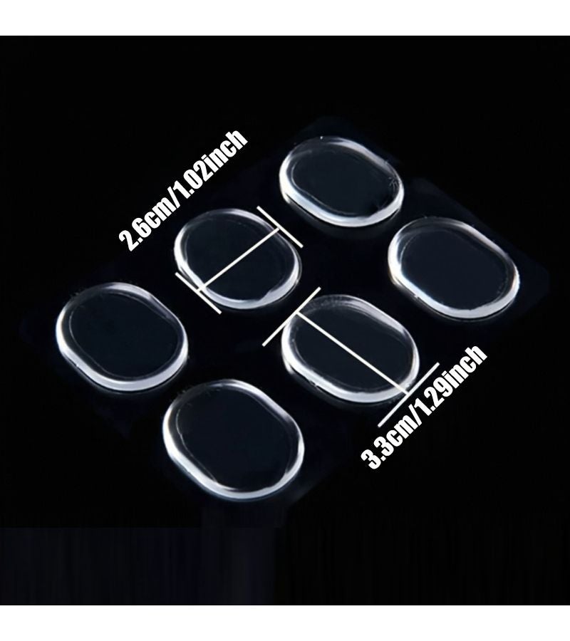 10pcs Silicone Self-Adhesive Sleeping Forehead Patch - Reusable Facial Elastic Patch for Forehead Full Face - Washable Sticky Reusable - Compact Portable for Daily Use Travel - Unisex - Image 3