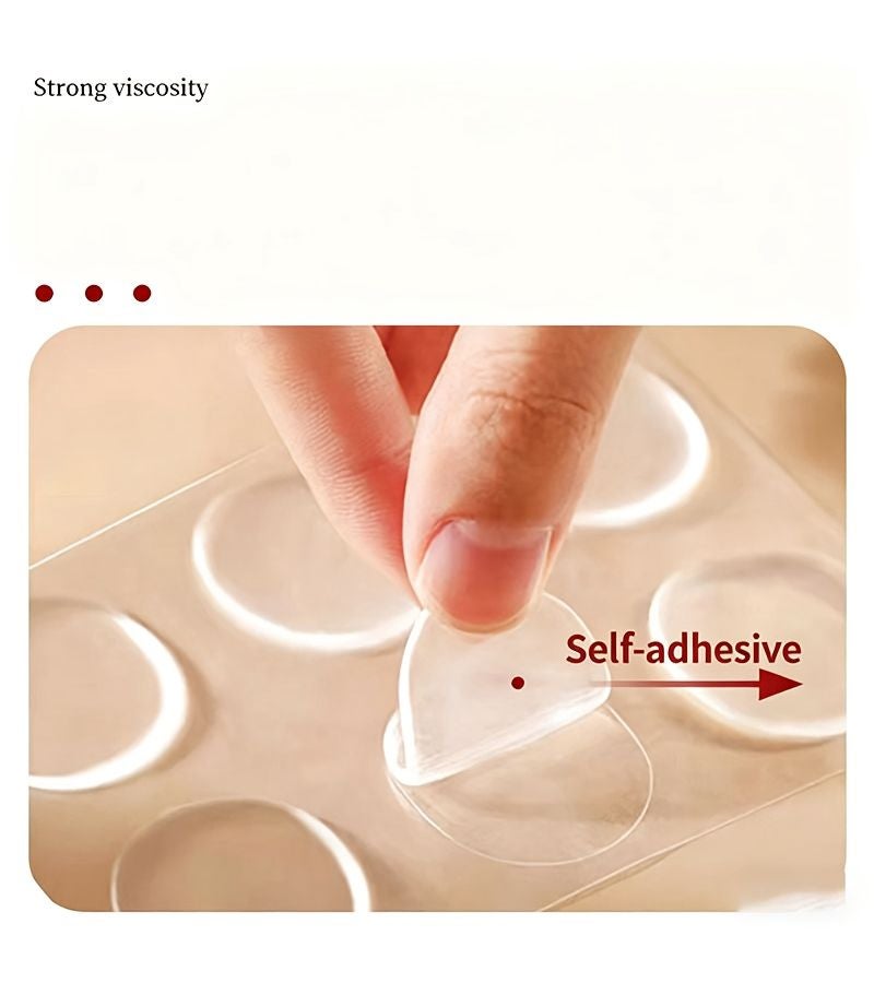 10pcs Silicone Self-Adhesive Sleeping Forehead Patch - Reusable Facial Elastic Patch for Forehead Full Face - Washable Sticky Reusable - Compact Portable for Daily Use Travel - Unisex - Image 5