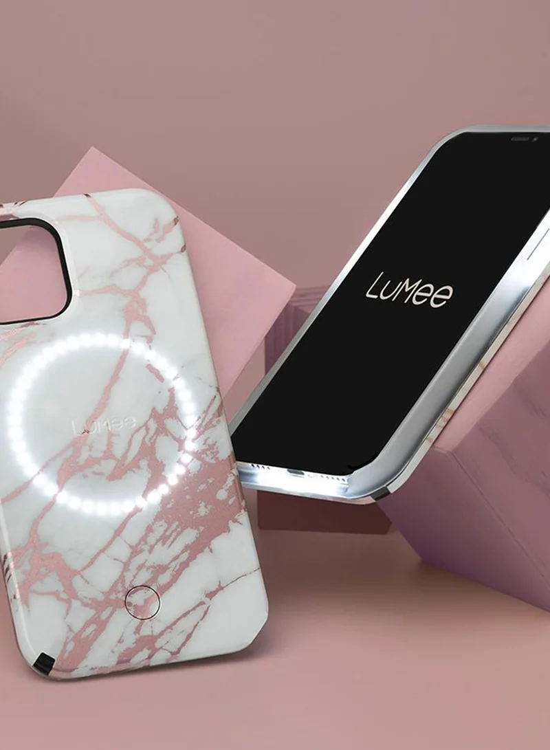 LuMee Halo Rose Gold iPhone 12/12 Pro Max Case