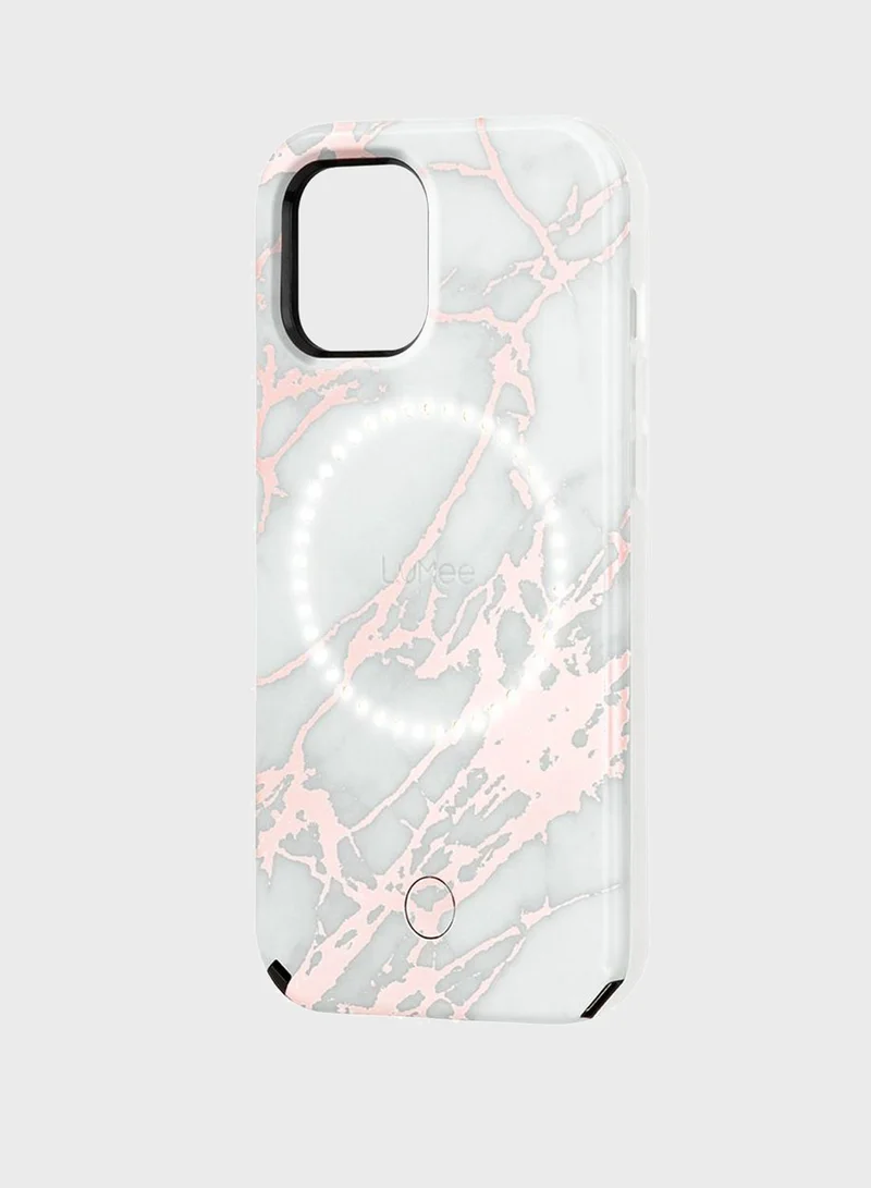 LuMee Halo Rose Gold iPhone 12/12 Pro Max Case