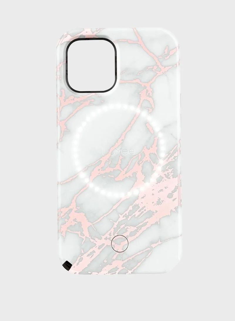 LuMee Halo Rose Gold iPhone 12/12 Pro Max Case