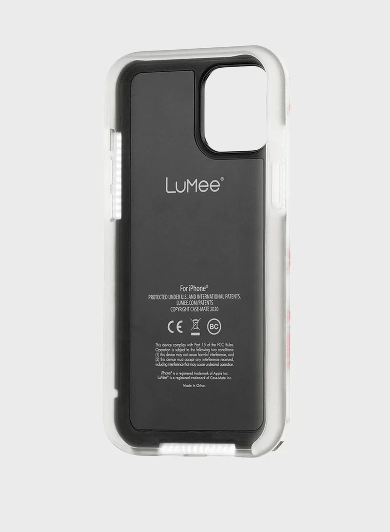 LuMee Halo Rose Gold iPhone 12/12 Pro Max Case