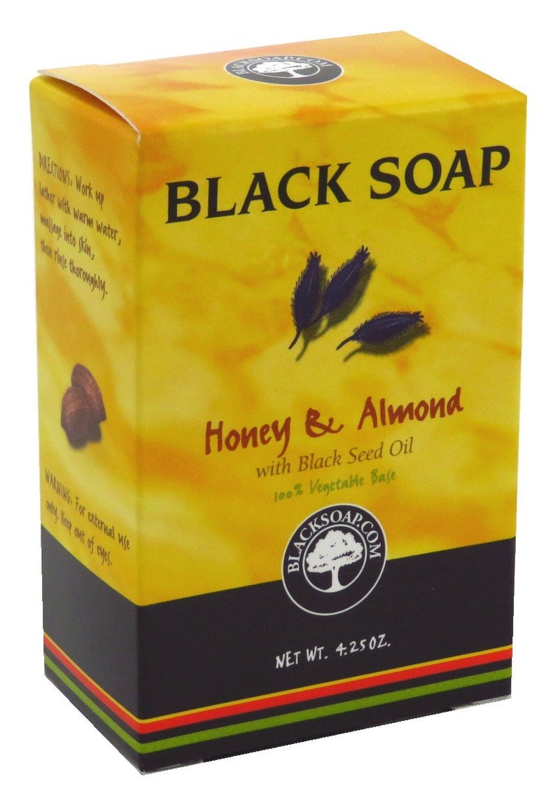 Black Soap Honey Almond with Black Seed Oil 425 Oz