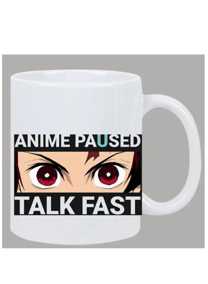 RYN Anime-Themed Ceramic Coffee Mug, Double-Wall Insulation, Microwave Safe, Ideal for Anime Enthusiasts, Educators, Grandparents, and Significant Others - Image 5