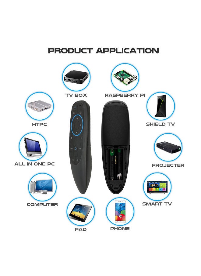 Generic - G10BTS Remote Control Bluetooth 5.0 Air Mouse IR Learning Gyroscope Wireless Infrared Remote Control for Android TV Box HTPC PCTV - Image 1