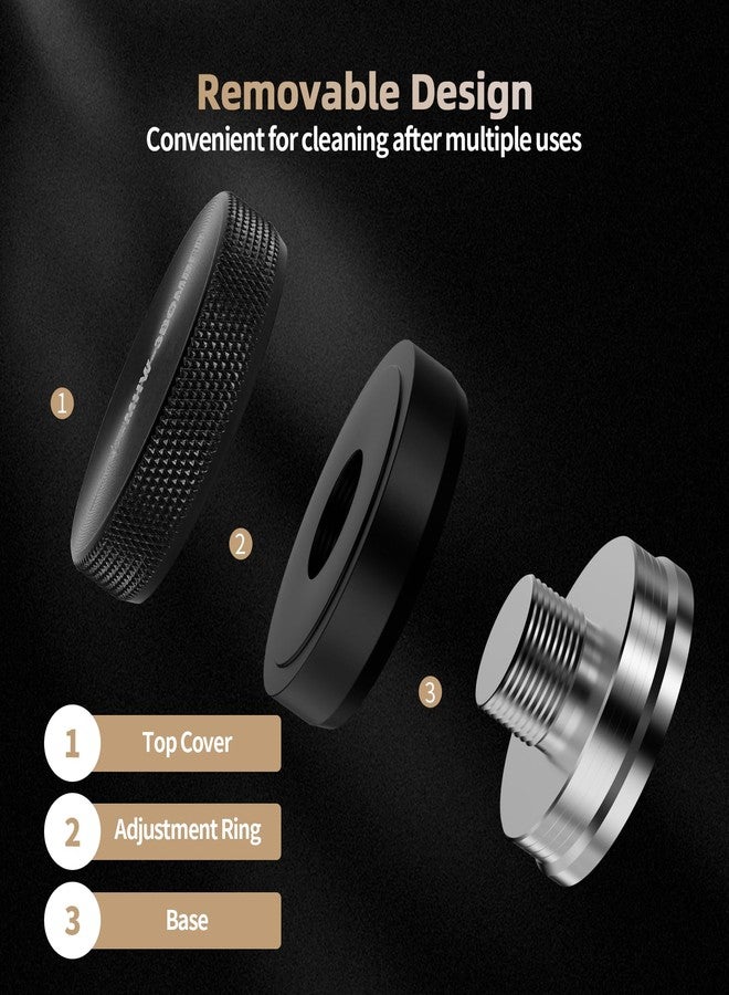 MHW-3BOMBER موزع قهوة MHW-3BOMBER 54 مم، أداة توزيع إسبريسو 53.35 مم تناسب فلتر بورتافلتر بريفل 53 مم/54 مم، موزع إسبريسو قابل لتعديل الارتفاع، مستوى إسبريسو قابل للفك، T6093L4-OS - Image 4