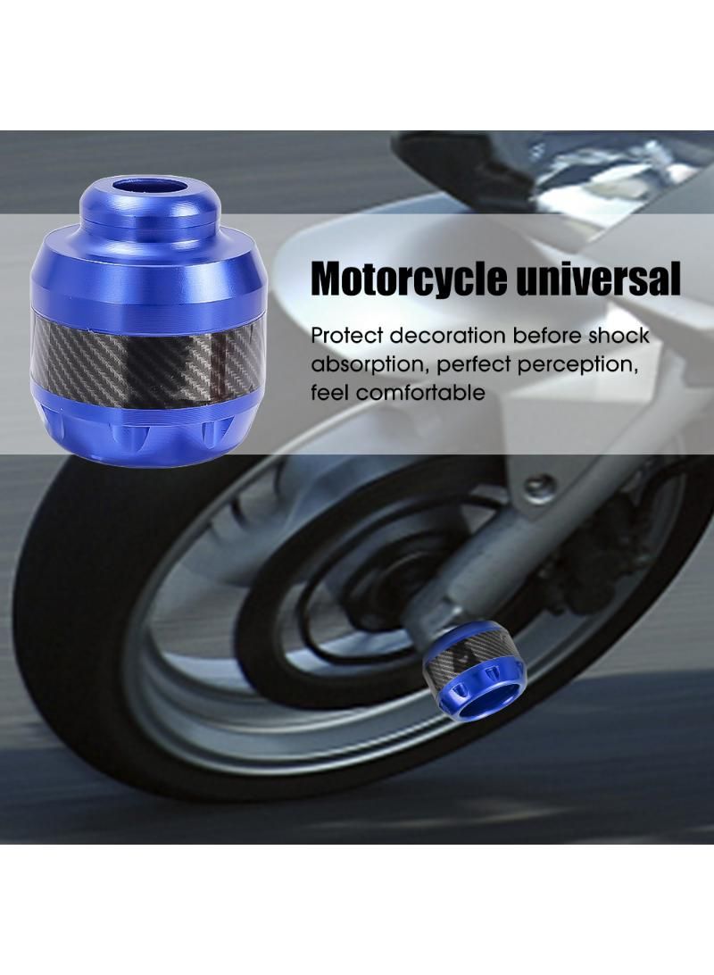 Generic Silvery 2pcs Motorcycle Front Fork Cup Frame Slider Aluminum Alloy Protector Motorbike Scooter Shock Absorption Front Fork Cups  - Image 4