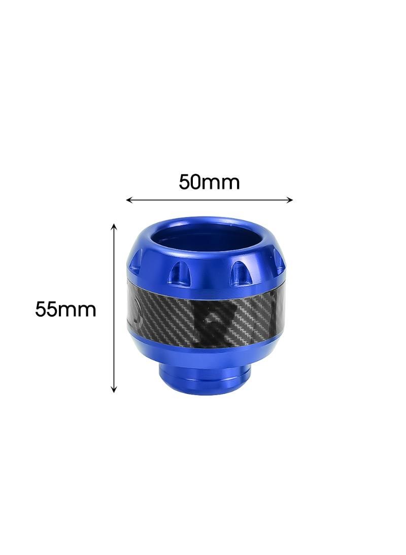 Generic Silvery 2pcs Motorcycle Front Fork Cup Frame Slider Aluminum Alloy Protector Motorbike Scooter Shock Absorption Front Fork Cups  - Image 5