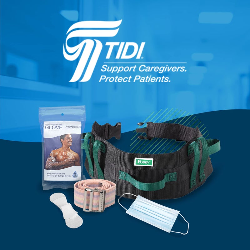 Posey TIDI Posey Incontinence Sheath Holder â€“ One Size Fits All â€“ Quantity: 12 Incontinence Sheath Holders â€“ Incontinence Products for Men â€“ Catheter Supplies â€“ Home Care (6550) - Image 5