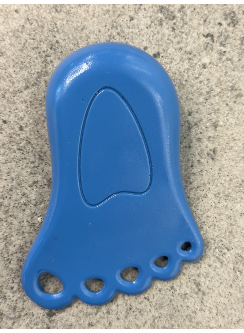 terrain Terra Play Door Stopper - Foot Shaped - For Homes, School, Nurseries & More (Blue)  - Image 1