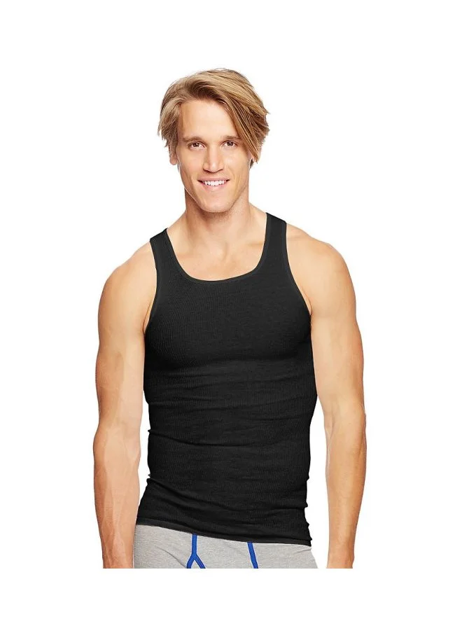 هينز Hanes Mens 4 Pack Ultimate A Shirt