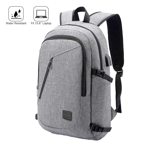 Impulse Aspireatlas 30L Unisex Travel 4 Compartment Laptop Backpack (16") with USB Charging Port/Office School College Business with Warranty (Grey) - Image 5