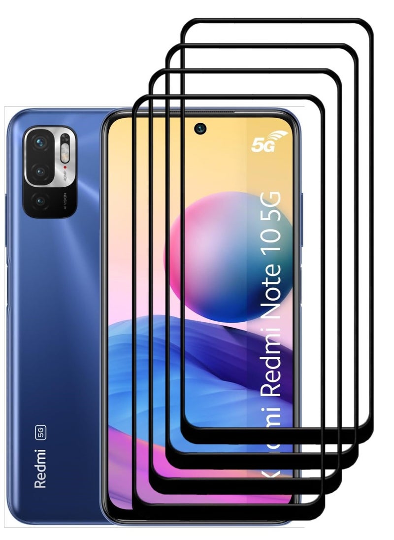 ACLIX 4 Pieces Antistatic ESD Dustproof Premium Quality High Definition Tempered Glass Screen Protector Designed For Xiaomi Redmi Note 10 5G - Image 1