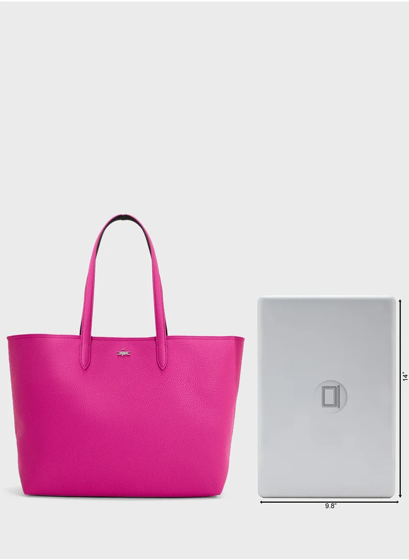 LACOSTE Essentials Top Handle Zip Over Tote