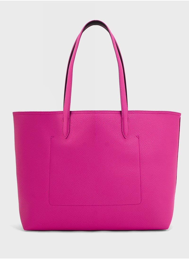 LACOSTE - Essentials Top Handle Zip Over Tote - Image 1