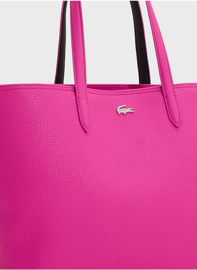 LACOSTE - Essentials Top Handle Zip Over Tote - Image 1