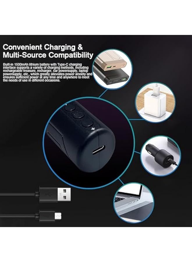 إيروريكس مكواة لحام كهربائية محمولة 200-450 درجة مئوية مكواة لحام كهربائية متعددة الوظائف USB قلم لحام مع ضوء LED - Image 5