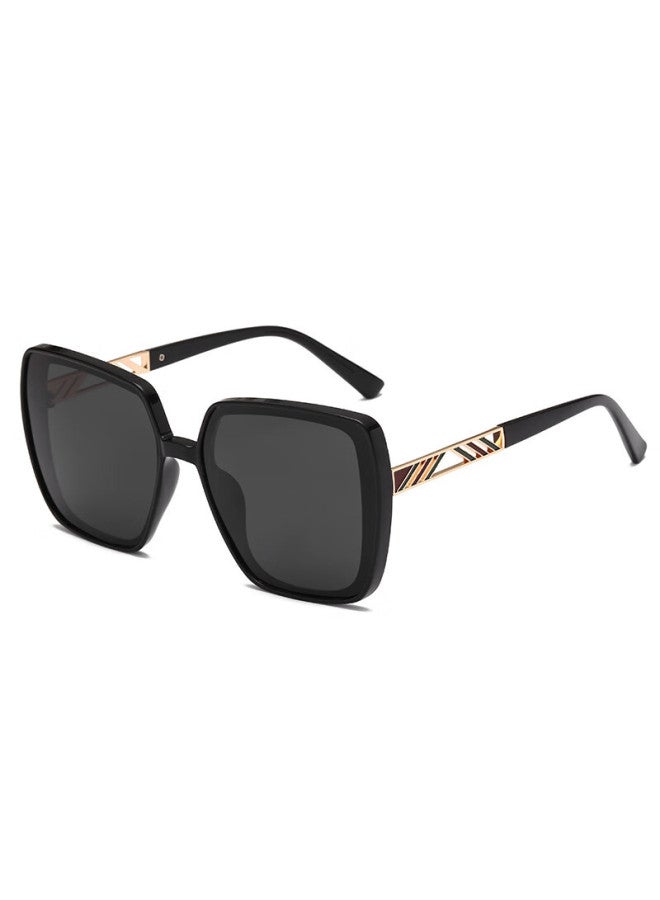 Lovedru Lafudelu High-quality Uv Protection Polarized Sungl For Women, Slimming Trendy Uv-resistant Sungl For Large And Square Faces, High-quality Driving Gl For Female Drivers, Model 7017 - Image 4