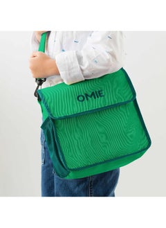 OMIE OmieBox Lunch Bag - Washable, Foldable, Durable, Water-Resistant Fabric with Interior Pocket and External Bottle Holder  - Image 3